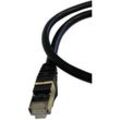 Patchkabel CAT7 Netzwerkkabel lan dsl schwarz Netzwerk Kabel RJ45 Ethernet 2m