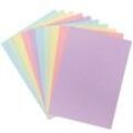 Pastellfarbenes A4-Papierset (100 Stück) Bastelbedarf Pappe & Papier