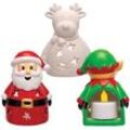 Teelichthalter "Weihnachtsfiguren" (Box mit 3) Bastelaktivitäten zu Weihnachten