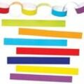 Regenbogenfarben Papierketten (500 Stück) Bastelmaterial