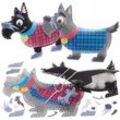 Schottischer Terrierhund-Nähkissen-Bausätze (2 Stück) Bastelsets