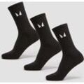 MP Unisex Socks (3 Pack) - Black - UK 2-5