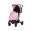 Chipolino Kinderwagen, Buggy Combo 22 kg Fußabdeckung Moskitonetz Räder gefedert pink