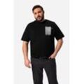 Men Plus T-Shirt Men+ T-Shirt Halbarm Brust Print bis 84/86