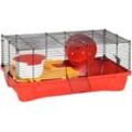Hamsterkäfig Rot 58x32x36 cm Polypropylen und - Rot - Maison Exclusive