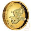 2 Unzen Goldmünze Australien Wedge Tailed Eagle 2014 proof - high Relief Prägung