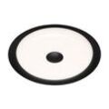 Briloner LED Deckenleuchte Dot schwarz weiß 46,3 cm 24 W mit Fernbedienung