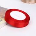 5 Rollen dekoratives glänzendes Satinband – 20 mm x 22 Meter – Rot – Creative Projects Nähkunst Geschenkverpackung Party Geburtstag - Minkurow