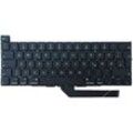 Trade-shop - Laptop Notebook Tastatur Keyboard Deutsch qwertz kompatibel mit Apple MacBook Pro 16 (2019) A2141 EMC3347 / Schwarz, ohne Rahmen