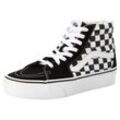 Sneaker VANS "UA SK8-Hi Platform 2.0" Gr. 38, weiß (checkerboard, true white) Schuhe Sneaker