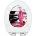 Aufun - Toilettendeckel Absenkautomatik wc Sitz Klobrille mit Softclose Toilettensitz aus Hartplastik Antibakteriell Klodeckel aus Duroplast