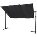 Sonnenschirm Enna LB:250x350cm mit Seilzugsystem Anthrazit