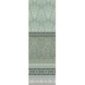 Plaid FLEURESSE "Plaid" Wohndecken Gr. B/L: 180 cm x 270 cm, grün (grün, schwarz) Baumwolldecken