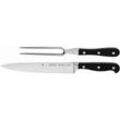 Messer-Set WMF "Spitzenklasse Plus" Kochmesser-Sets silberfarben (schwarz, silberfarben) Küchenmesser-Sets