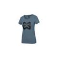 Arbeits T-Shirt Logo iv Damen dunkelblau - Gr. 3XL - dunkelblau - Würth Modyf