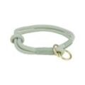 TRIXIE Hunde-Halsband Soft Rope Zug-Stopp-Halsband salbei/mint