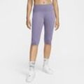 Nike One Capri-Leggings mit hohem Bund für Damen - Lila