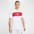 Türkei 2024/25 Stadium Home Nike Replica Fußballtrikot mit Dri-FIT-Technologie für Herren - Weiß