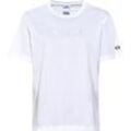 Champion® T-Shirt, Logo-Stickerei, für Damen, weiß, S