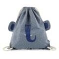 Trixie Baby Kinderrucksack Trixie Turnbeutel Turntasche Mrs Elephant Elefant blau