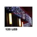 Weihnachten led lichtervorhang für aussen 120 led lichter 3 m x 0,75 cm kaltweiss