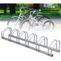 Fahrradständer Mehrfach-Ständer für 2/3/4/5/6 Fahrräder Verzinkt Fahrradhalter Boden Wand Montage(6-fach) - Swanew
