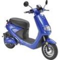 blu:s Elektro-Roller XT2000 25 km/h (Mofa-Klasse) blau