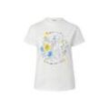 T-Shirt mit Print - Weiss - Gr.: S