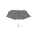 Livepac Office Taschenregenschirm Mini Taschen-Regenschirm mit Etui / Taschenschirm / Farbe: grau