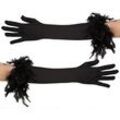 Handschuhe "Glamour", schwarz