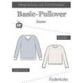 Fadenkäfer Schnitt "Basic-Pullover" für Damen