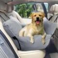 Minkurow - Hunde-Autositz-Rückensitzschutz – Reisebett mit Sicherheitsleine, Haustier-Autositz – Sofa für mittelgroße Hunde und erwachsene Katzen,