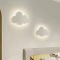 Wandleuchte Cloud Light Indoor Moderne Wandleuchte Acrylschirm mit eingebauten LED-Leuchten für Kinderzimmerbeleuchtung – Kaltweiß - Minkurow