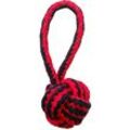 Hundespielzeug Nuts for Knots - Knotenball mit Griff - Happypet
