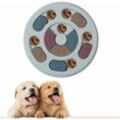 Hunde-Puzzle-Spielzeug, langsamer Puzzle-Futterspender mit rutschfestem Leckerli-Puzzle-Futterspender, langsame Puzzle-Spiele zur Verbesserung des Qi
