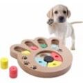Toy Dog Intelligence Lernspiel Hunde Interaktives Versteckspiel Hundespielzeug Interaktives Versteckspiel Trockenfutterspender für Hund und Katze