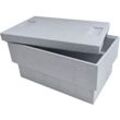 Thermobox Transportbox 35 l grau Isolierbox Kühlbox Warmhaltebox Styroporbox