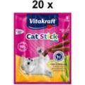 Katzensnack Cat-Stick mini Huhn & Katzengras - 60 x 6g - Vitakraft