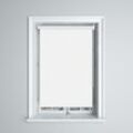Bestlivings - Thermorollo ( 100x150cm / Weiß ) Verdunkelungsrollo ohne Bohren - Klemmfix - Sichtschutz Hitzeschutz, Tür / Fenster - Wandmontage
