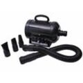 Profi Hundefön Tierfön Pet Dryer Flüsterfön Hundetrockner 2800W Metall Schwarz 40 x 16 x 20 cm - Schwarz - Pawhut