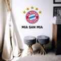 Fc Bayern München - Fußball Logo Mia San Mia 32x30cm