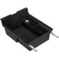 Maerex - Beflockte Mittelkonsolen-Armlehnen-Aufbewahrungsbox Organizer-Tablett mit Federdruck für Tesla Model 3/Y 2021