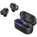 LG TONE Free T90S wireless In-Ear-Kopfhörer (Active Noise Cancelling (ANC), LED Ladestandsanzeige, UV-Reinigung, kompatibel mit Siri, Google Assistant, Siri, Bluetooth, aptX Bluetooth), schwarz