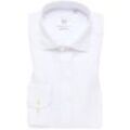 MODERN FIT Linen Shirt in weiß unifarben, weiß, 42