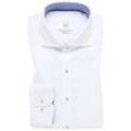 MODERN FIT Soft Luxury Shirt in off-white unifarben, off-white, 48