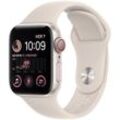 Apple Watch (Series SE) 2022 GPS 44 mm - Aluminium Aluminium - Sportarmband Rosa