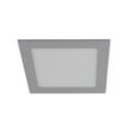HEITRONIC LED Panel LYON 12W warmweiß 750lm 170mm dimmbar silber eckig