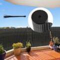 Pvc Sichtschutzmatte UV-Schutz mit Kabelbindern Outdoor Balkonverkleidung Wetterfest Sichtschutzzaun Balkon Terrasse Windschutz Sichtschutz für
