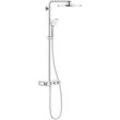 Grohe - Euphoria SmartControl System 310 Duo, Duschsystem mit Thermostatbatterie, Wandmontage, chrom, Farbe: Moon White - 26507LS0