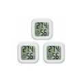 Eting - 3pcs Hygrometer Mini lcd Digital Thermometer Babyzimmer Wohnzimmer Büro Kühlschrank Innenthermometer und Hygrometer